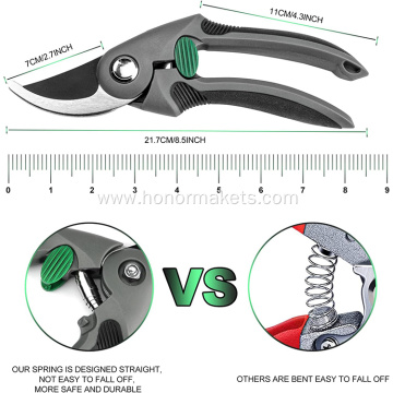 Hot sale multi-purpose garden scissors shears Premium SK5 Carbon Steel Blades Hand Pruner for Garden Clippers Tree Cutter